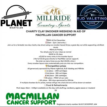 🔊MASSIVE ANNOUNCEMENT🔊 ❗️Millride Charity Shoot Weekend❗️